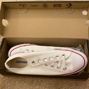 White Converse Never Worn